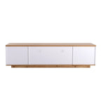 Meuble TV moderne de 80 pouces avec rangement dissimulé