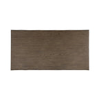 Table à manger Live Edge 84, finition brun foncé