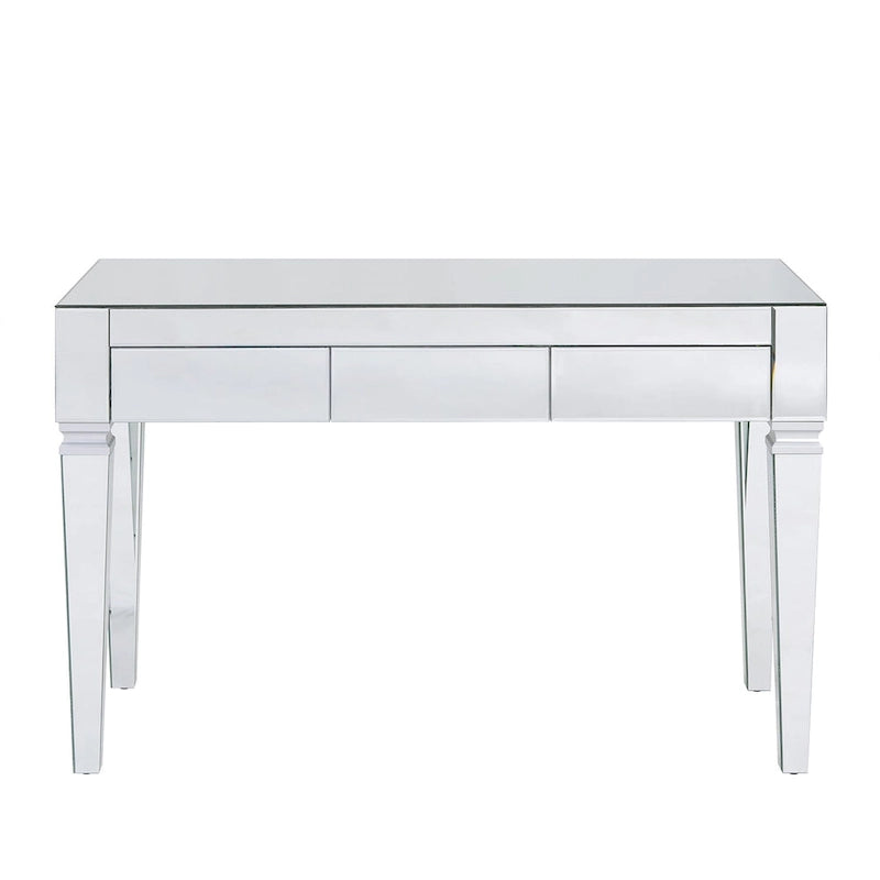 Bureau miroir argenté