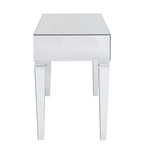 Bureau miroir argenté