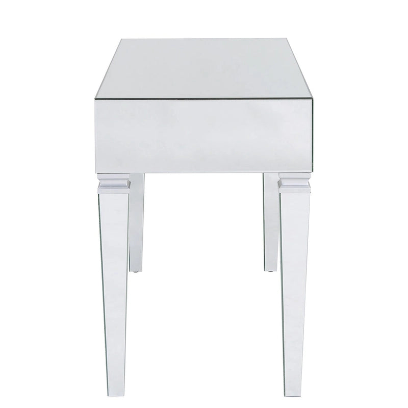 Bureau miroir argenté