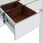 Bureau miroir argenté