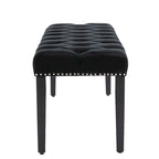 Banc de salle à manger en velours Banc de chambre à coucher