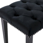 Banc de salle à manger en velours Banc de chambre à coucher