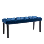 Banc de salle à manger en velours Banc de chambre à coucher