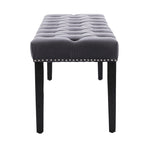 Banc de salle à manger en velours Banc de chambre à coucher
