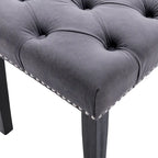 Banc de salle à manger en velours Banc de chambre à coucher