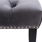 Banc de salle à manger en velours Banc de chambre à coucher