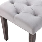 Banc de salle à manger en velours Banc de chambre à coucher