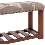 Banc capitonné bohème moderne