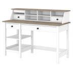 Bureau informatique de 54 po avec organisateur de bureau