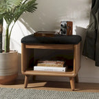 Banc à étagères ouvertes avec coussin – 20 l x 15 P x 18 H