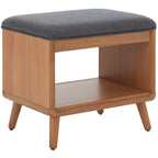 Banc à étagères ouvertes avec coussin – 20 l x 15 P x 18 H