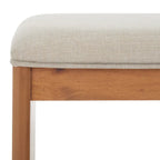 Banc à étagères ouvertes avec coussin – 20 l x 15 P x 18 H