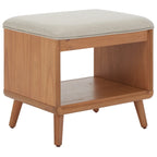 Banc à étagères ouvertes avec coussin – 20 l x 15 P x 18 H