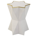 Table d'appoint blanche - 16L x 22H x 16P