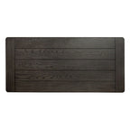 Bureau d'écriture brossé blanc charbon de bois