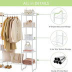 Armoire-penderie portable - 15,36P x 49,2L x 62,99H