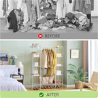 Armoire-penderie portable - 15,36P x 49,2L x 62,99H