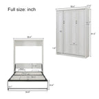 Lit mural Murphy avec armoire – Lit gain de place