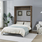 Lit mural Murphy avec armoire – Lit gain de place