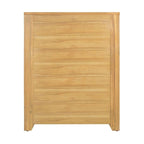 Commode de chambre en bois massif avec tiroirs, style fermette