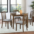 Table à manger rectangulaire en bois pour 4 personnes