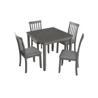 Table à manger rectangulaire en bois pour 4 personnes