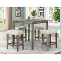 Carré 36 x 36 rustique style ferme hauteur comptoir