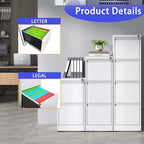 Classeur métallique vertical à 4 tiroirs avec serrure pour bureau à domicile