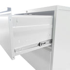 Classeur métallique vertical à 4 tiroirs avec serrure pour bureau à domicile