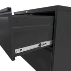 Classeur métallique vertical à 4 tiroirs avec serrure pour bureau à domicile