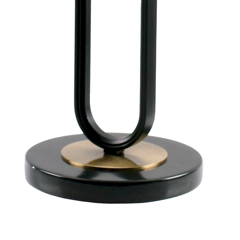 Table d'appoint ronde en marbre et métal 12 Grey