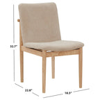 Chaise de salle à manger en bouclette de 18 po - 19 larg. x 23 prof. x 33 haut.