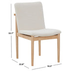Chaise de salle à manger en bouclette de 18 po - 19 larg. x 23 prof. x 33 haut.