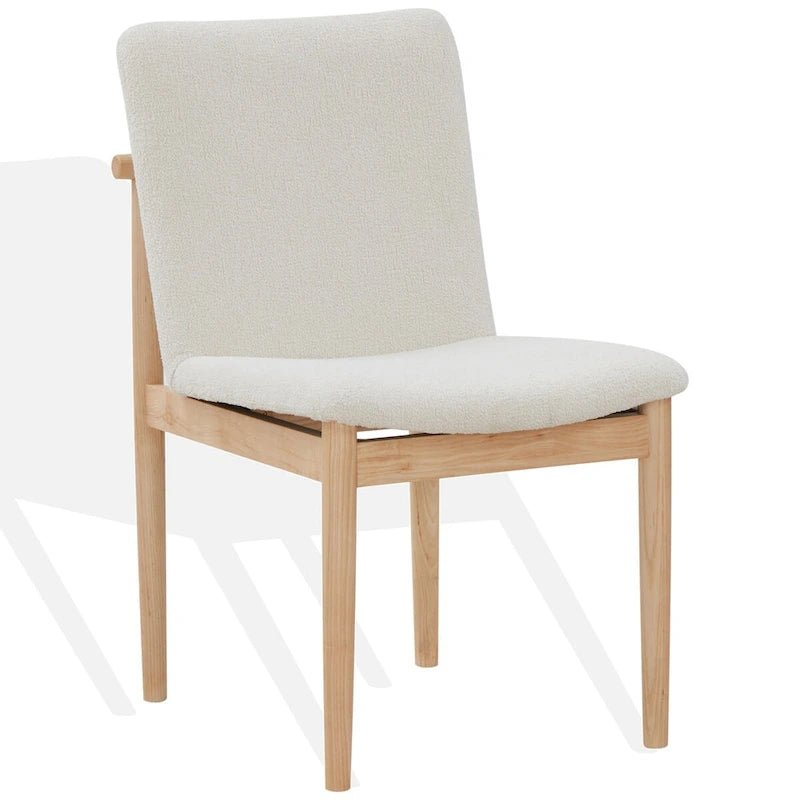 Chaise de salle à manger en bouclette de 18 po - 19 larg. x 23 prof. x 33 haut.