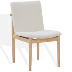 Chaise de salle à manger en bouclette de 18 po - 19 larg. x 23 prof. x 33 haut.