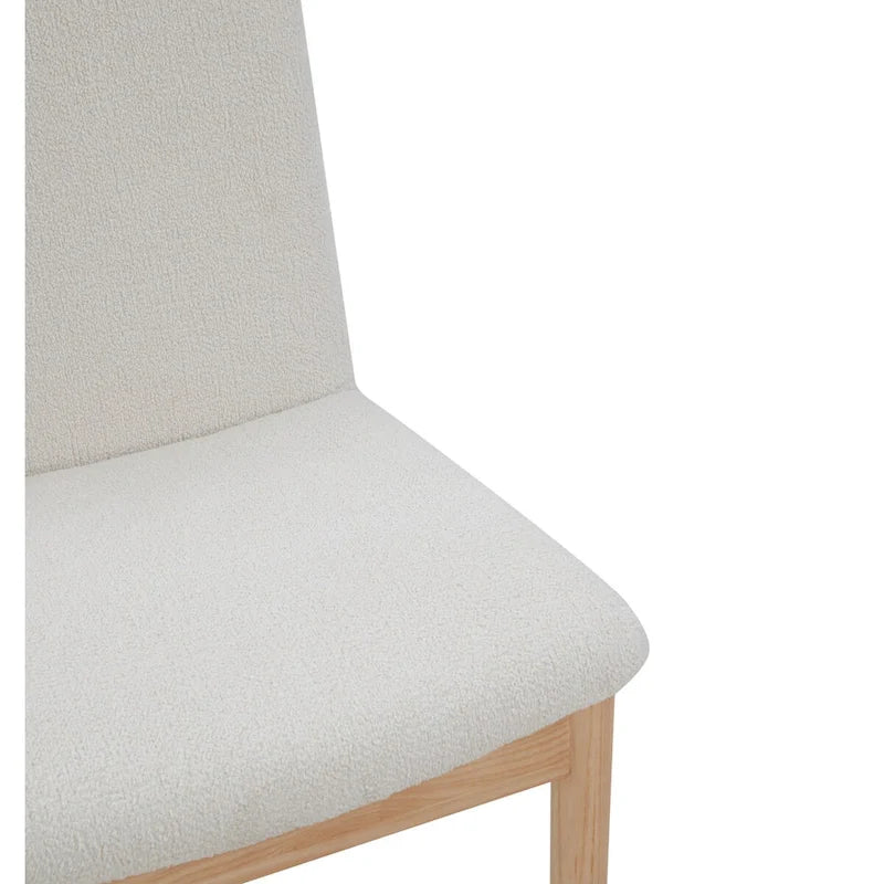 Chaise de salle à manger en bouclette de 18 po - 19 larg. x 23 prof. x 33 haut.